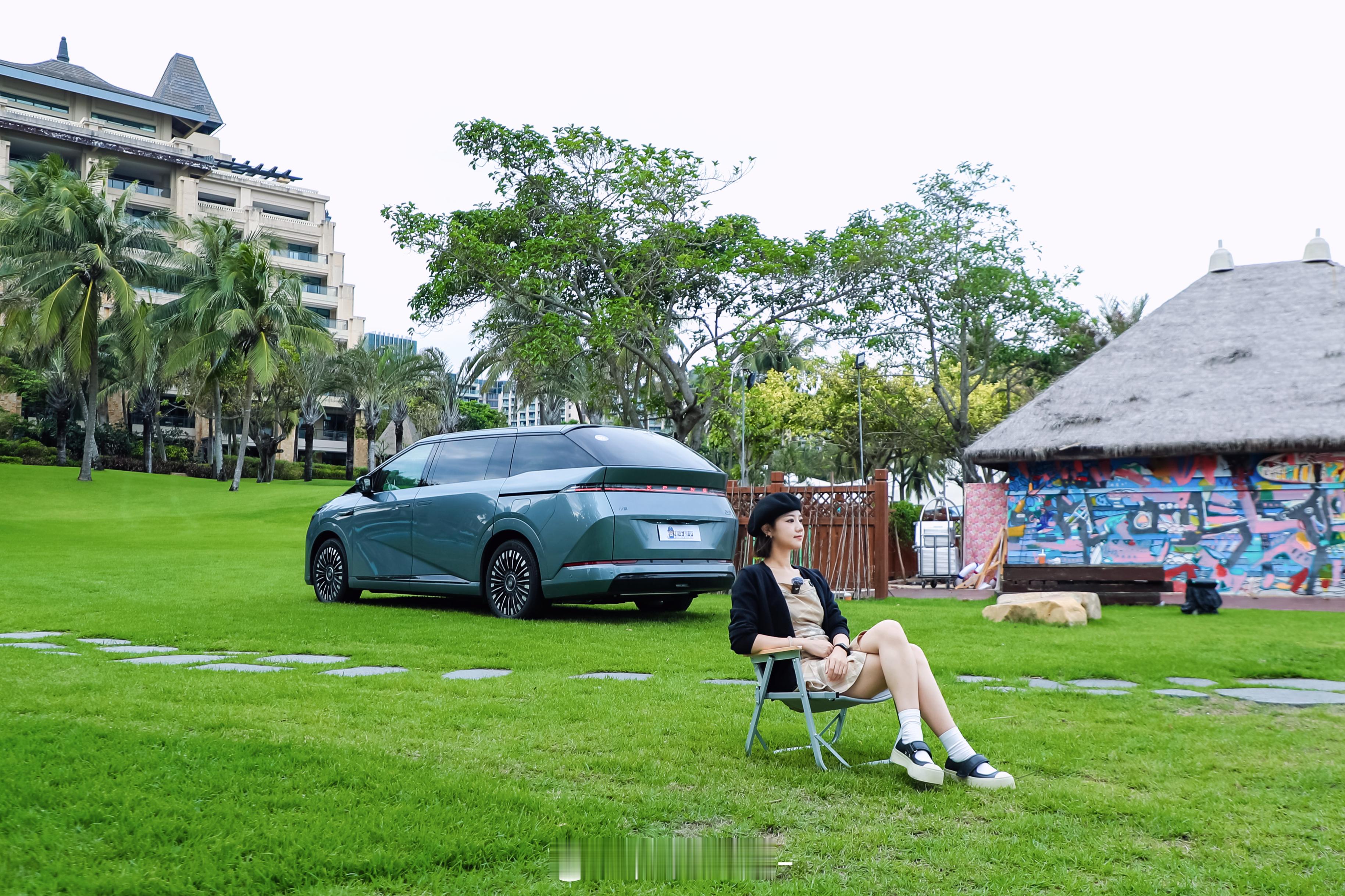 肉丸日记📔分享一组我和小鹏X9超级增程的美图～拍摄的环境真的太好啦拍摄角度很