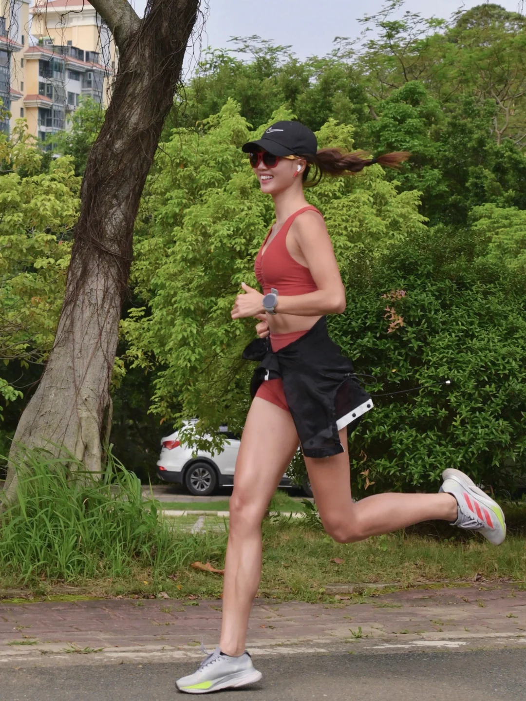 晨跑8km🏃‍♀️怎么办 今天有点快乐
