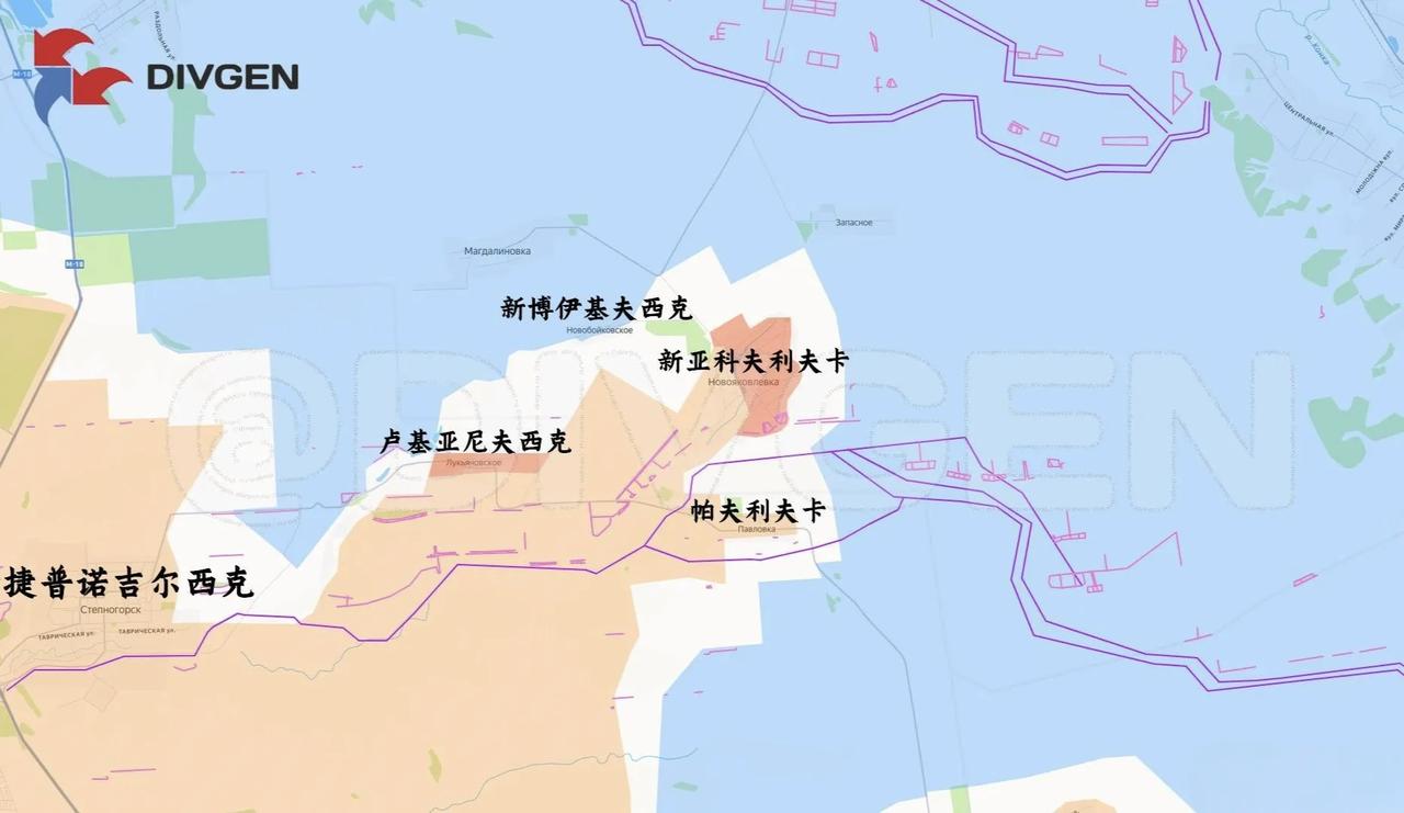 俄军第聂伯集群占领了扎波罗热州新亚科夫利夫卡。虽然第聂伯集群和西部集群相似，都