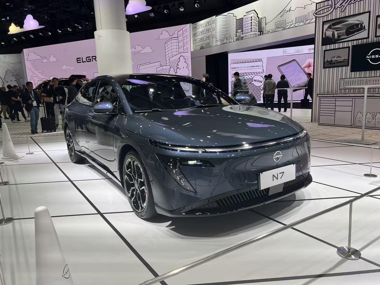 中国特供车杀到2025东京车展？日产N7来叫板日系本土选手了东风日产N7这