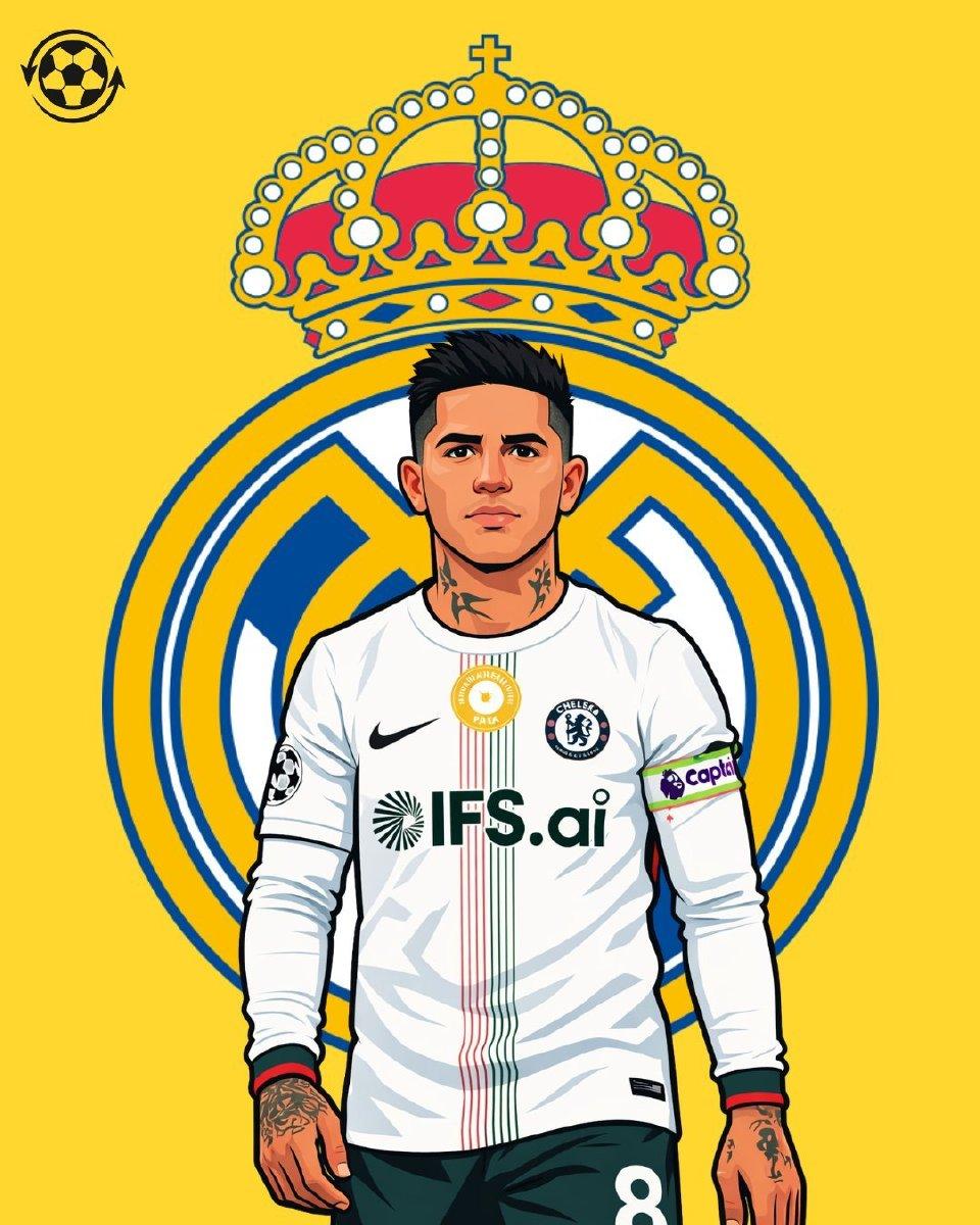 欧洲转会新闻！★去意已定！据传切尔西中场恩佐已经开始在马德里寻找房子，他希望