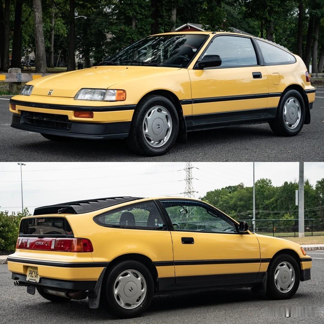 1988年的本田CRXSi堪称小而锋利的运动声明。紧凑轻量车身、灵敏高转1
