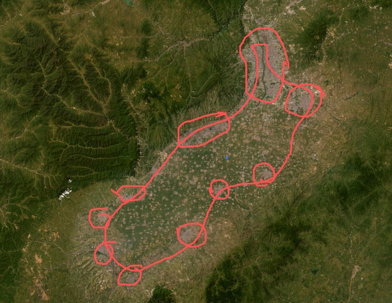 古人选址十分合理，多倚山环盆，山前冲积扇最为肥沃。[捂脸哭][捂脸哭][捂脸哭][捂脸