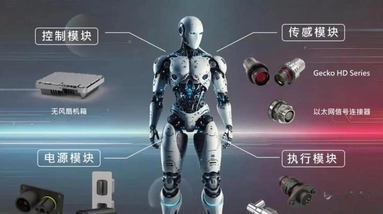 拆开一台人形机器人，不管它标着什么牌子，美国的、日本的、欧洲的，你把外壳掀开，往