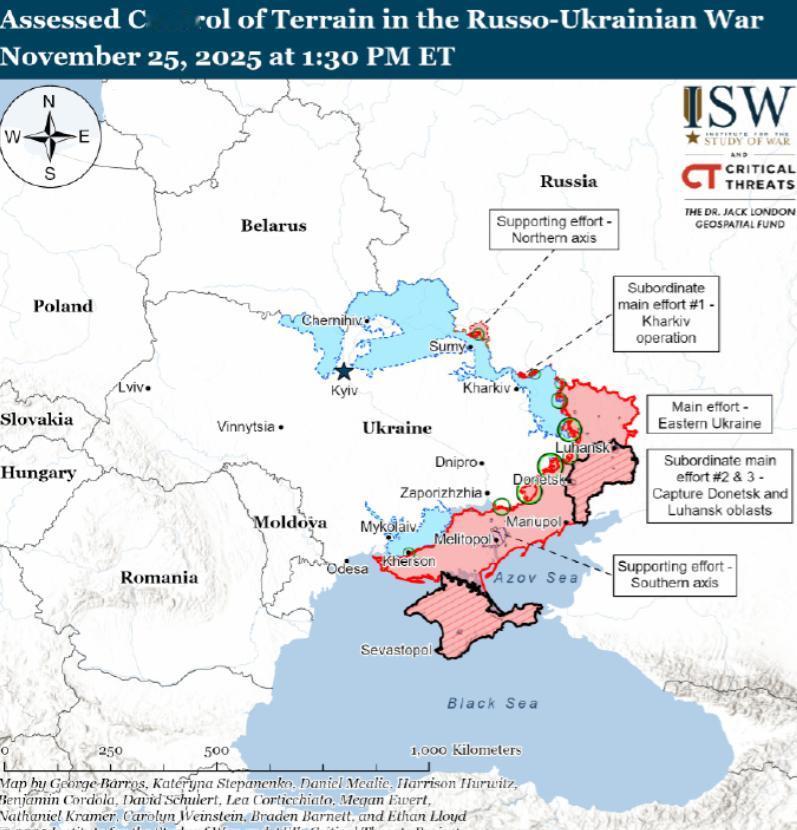 其实，局势已经基本明朗了当地时间11月29日，正当外界普遍预判战事即将结束或