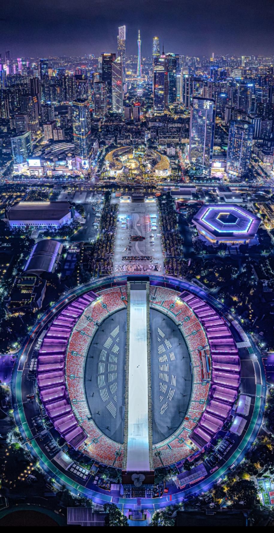 广州新中轴，天环的设计实在太妙了！[笑着哭]