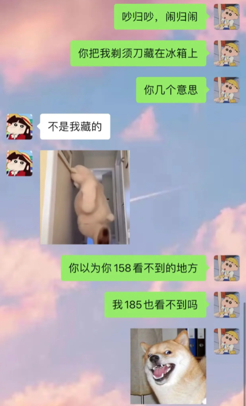这就是身高差异具象化了