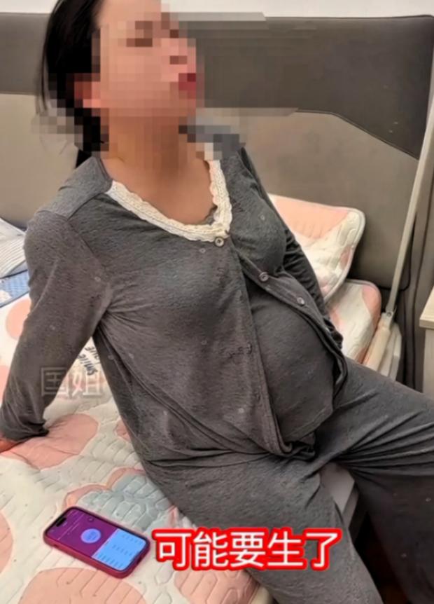 湖北一个女的，眼看着就要生了，因为家里那点破事儿跟老公吵起来。她挺着大肚子本来就