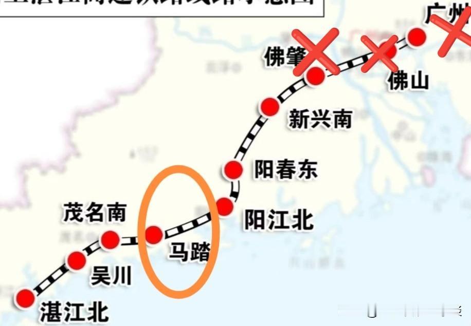 湛江茂名新高铁竟无法抵达这几个站点。其一为广湛高铁的广州站，目前广州站正处于
