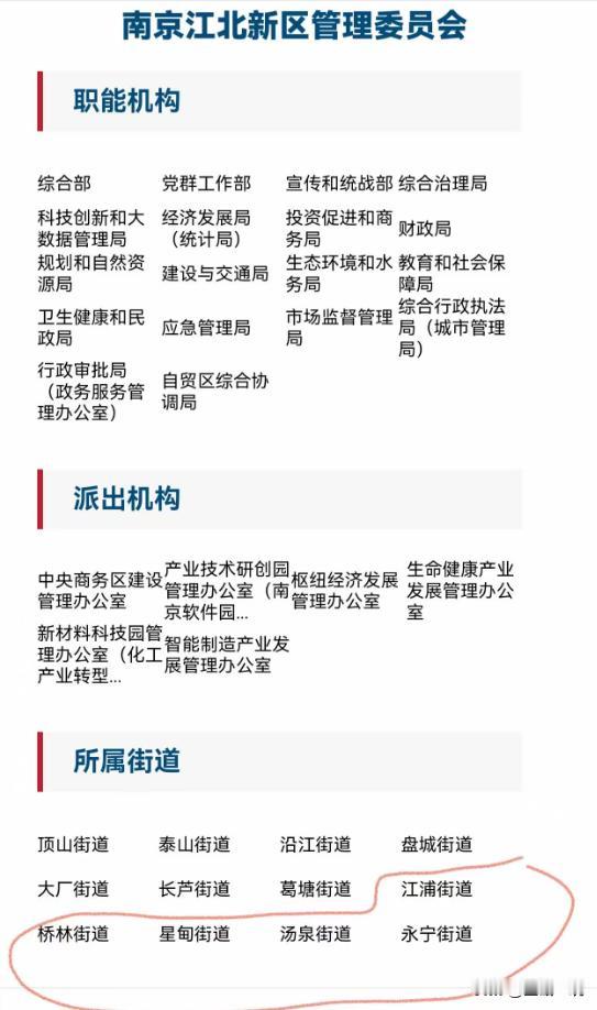 南京浦口区管辖的5个街道已经并入到南京江北新区随着今天（5日）“南京江北新区