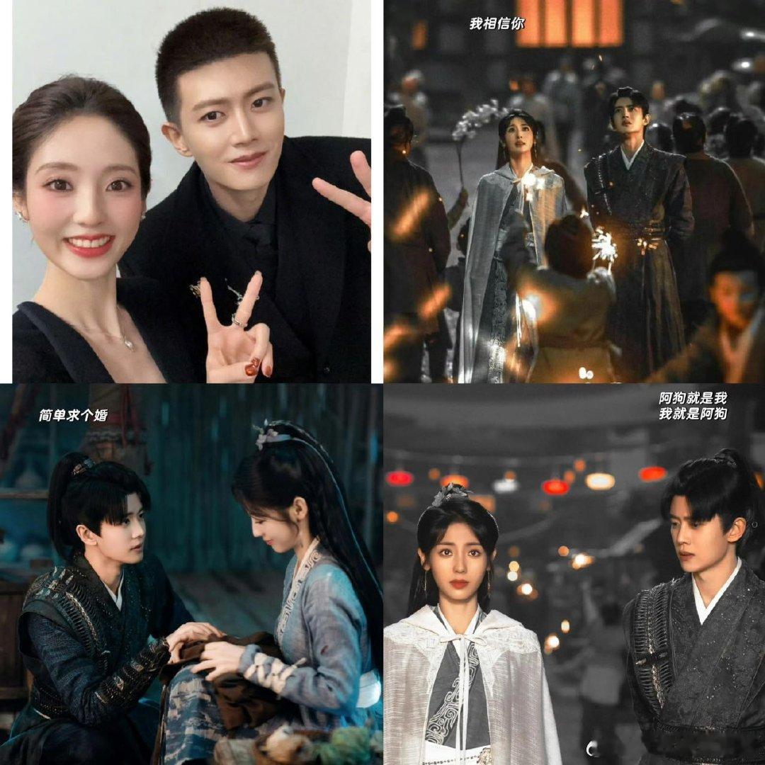 蹲到邢菲任嘉伦白菜阿狗售后了白菜阿狗的售后太温暖，邢菲晒出和任嘉伦的合照，让追