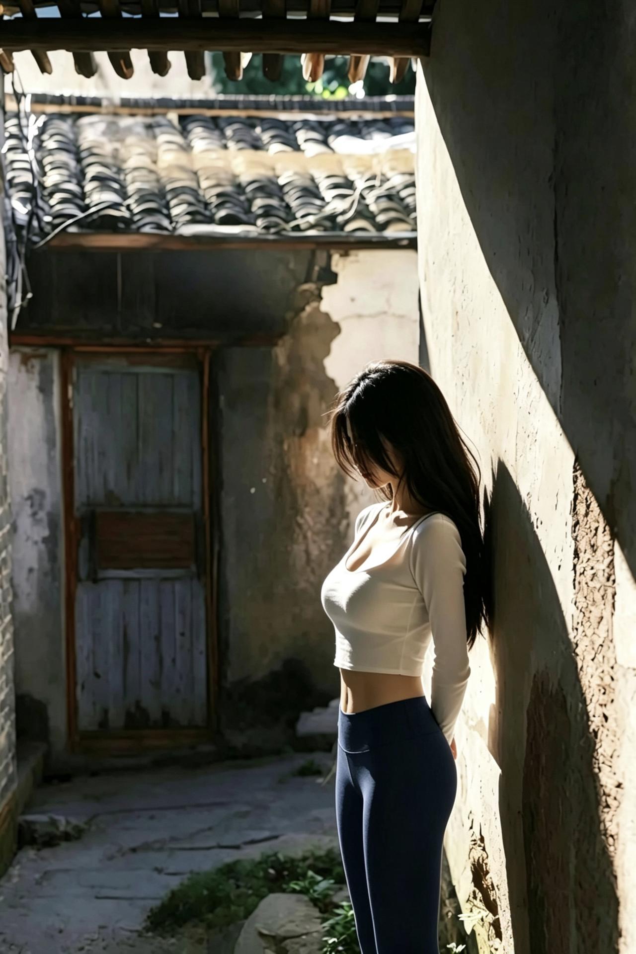 老巷的光影漫过斑驳墙面，把日子揉成温柔的模样。踩着石板路慢慢走，让紧绷的神经随呼