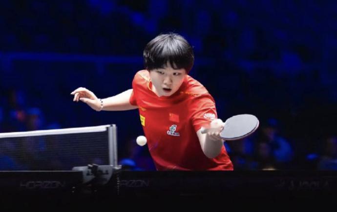 蒯曼3比0萨马拉2026WTT多哈冠军赛女单首轮，蒯曼11-9、11-5、11-