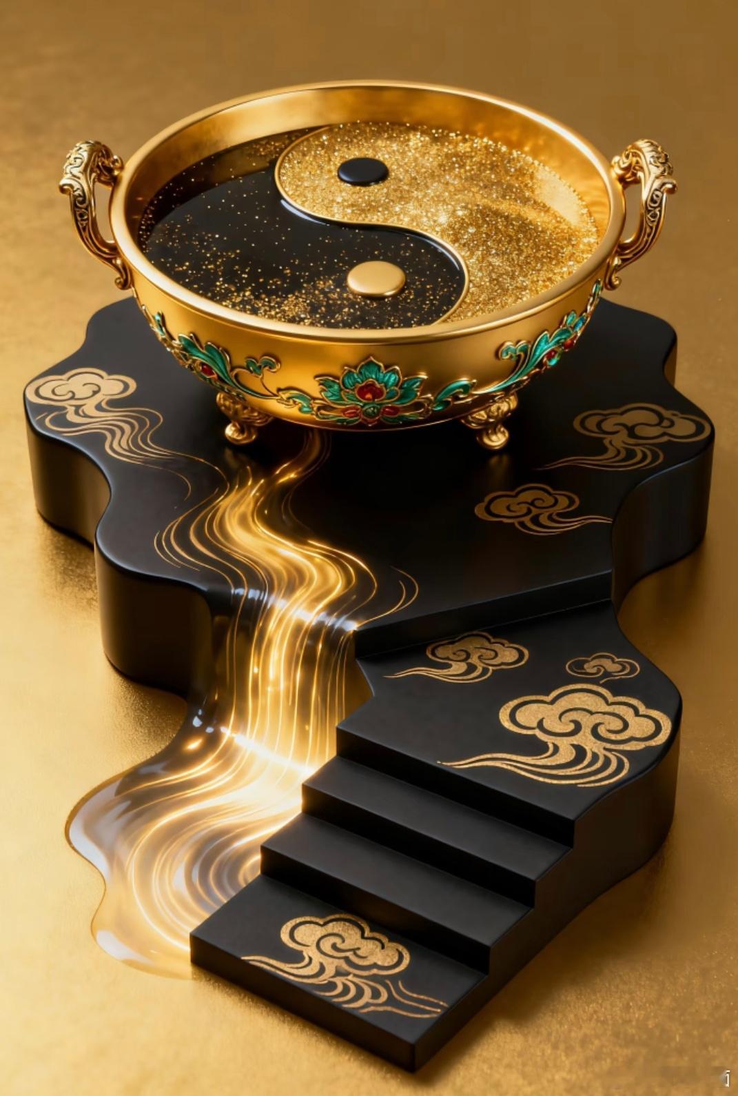 否极泰来，金流不息。任何事情到了顶端之后，就会朝着另外一个方向运转。就像苦难一样