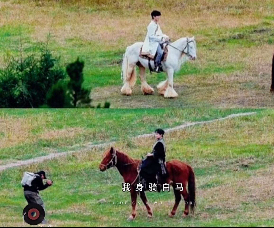 身骑白马的陈楚生是真的王子🤴！今天咱生哥的路透又帅出了新的天际。竟然穿上了