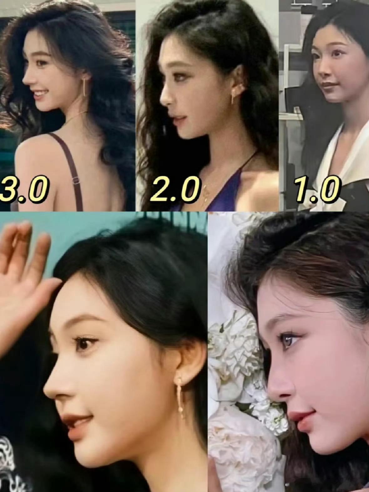 曝易梦玲整容她一直都长这样啊，没整容啊，就是妆容不同吧