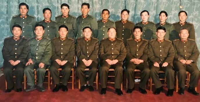1986年春节司令员向守志政委傅奎清率机关工作组慰问原福州军区部队看望在榕老干