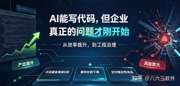 AI能写代码，但企业真正的问题才刚开始AI正在以超乎预期的速度进入软件研发