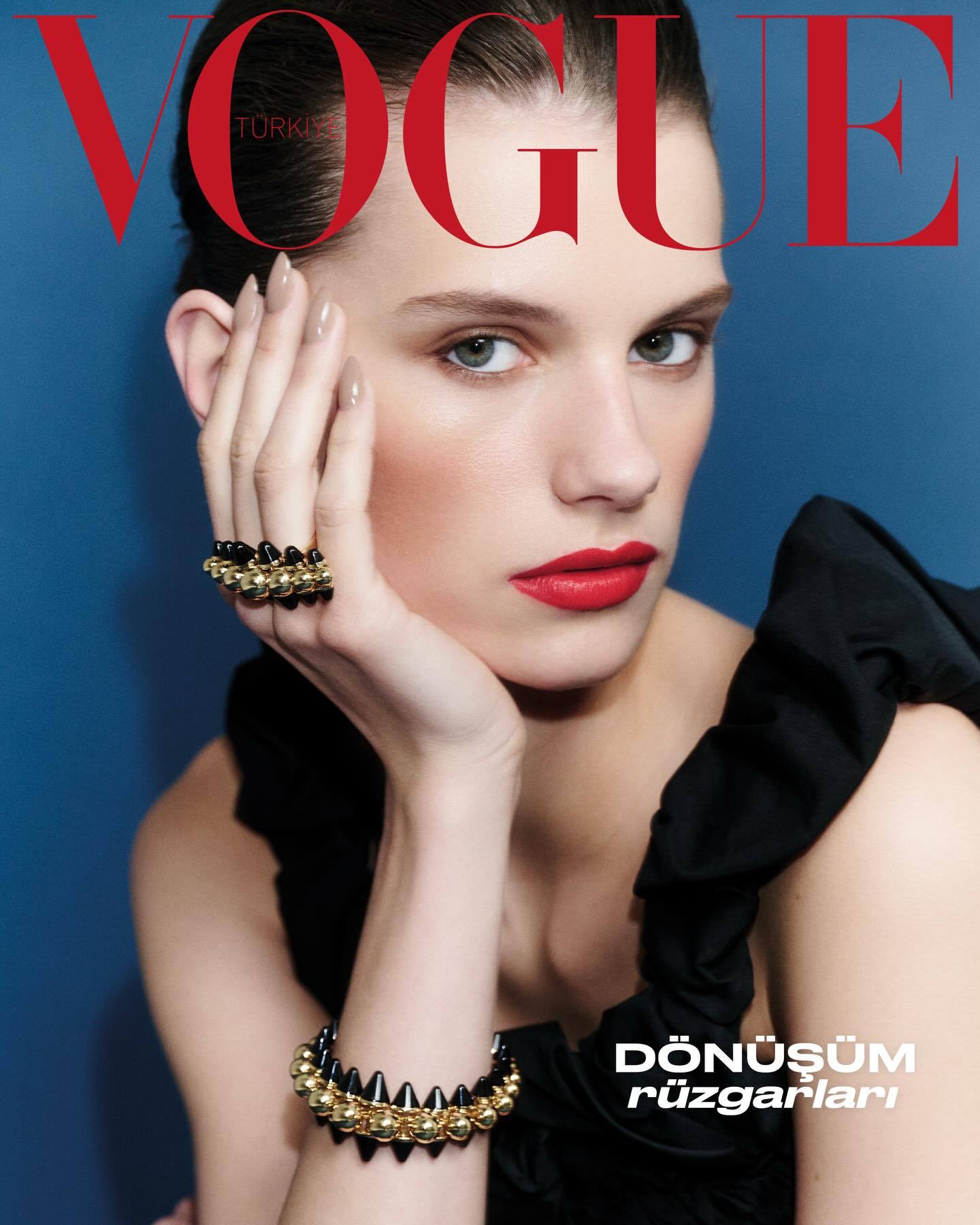 两张卡地亚珠宝封面红蓝&黑白经典配色