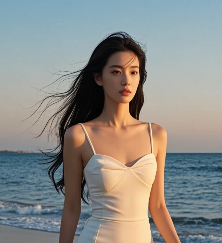 海浪轻轻拍打沙滩，我也悄悄想念你