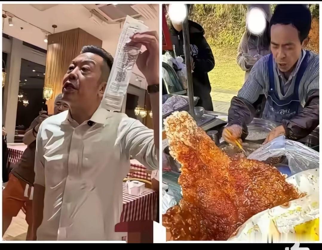 西贝的贾国龙最近可能真的睡不好。他大概没料到，景德镇一个炸鸡排的摊主，没用一分
