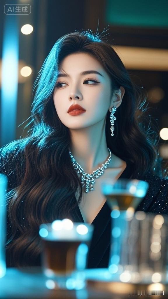 这姑娘打扮得真精致！