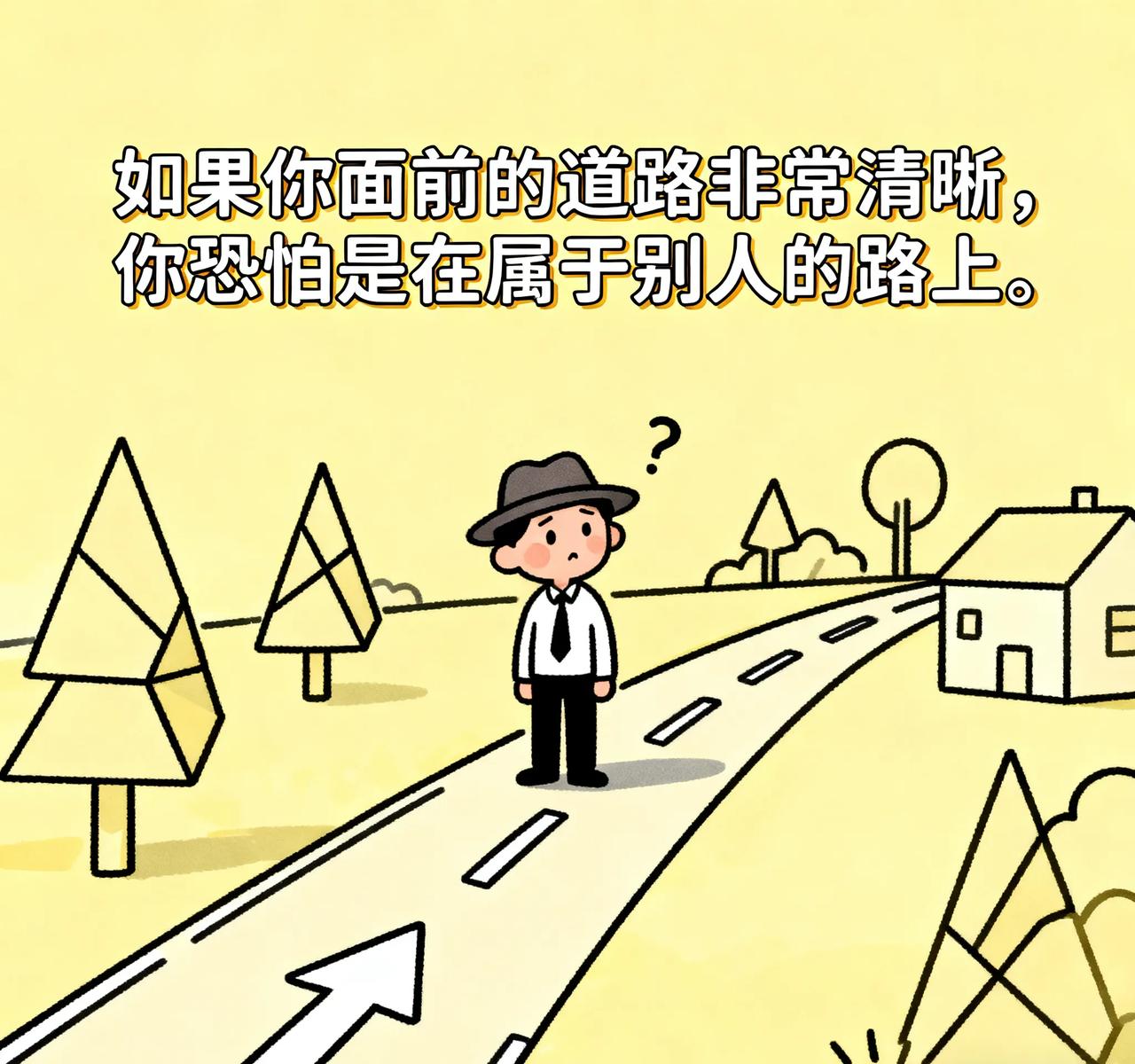 太清晰的路，那不属于你:瑞士心理学家卡尔·荣格曾说:“如果你面前的道路非常清晰