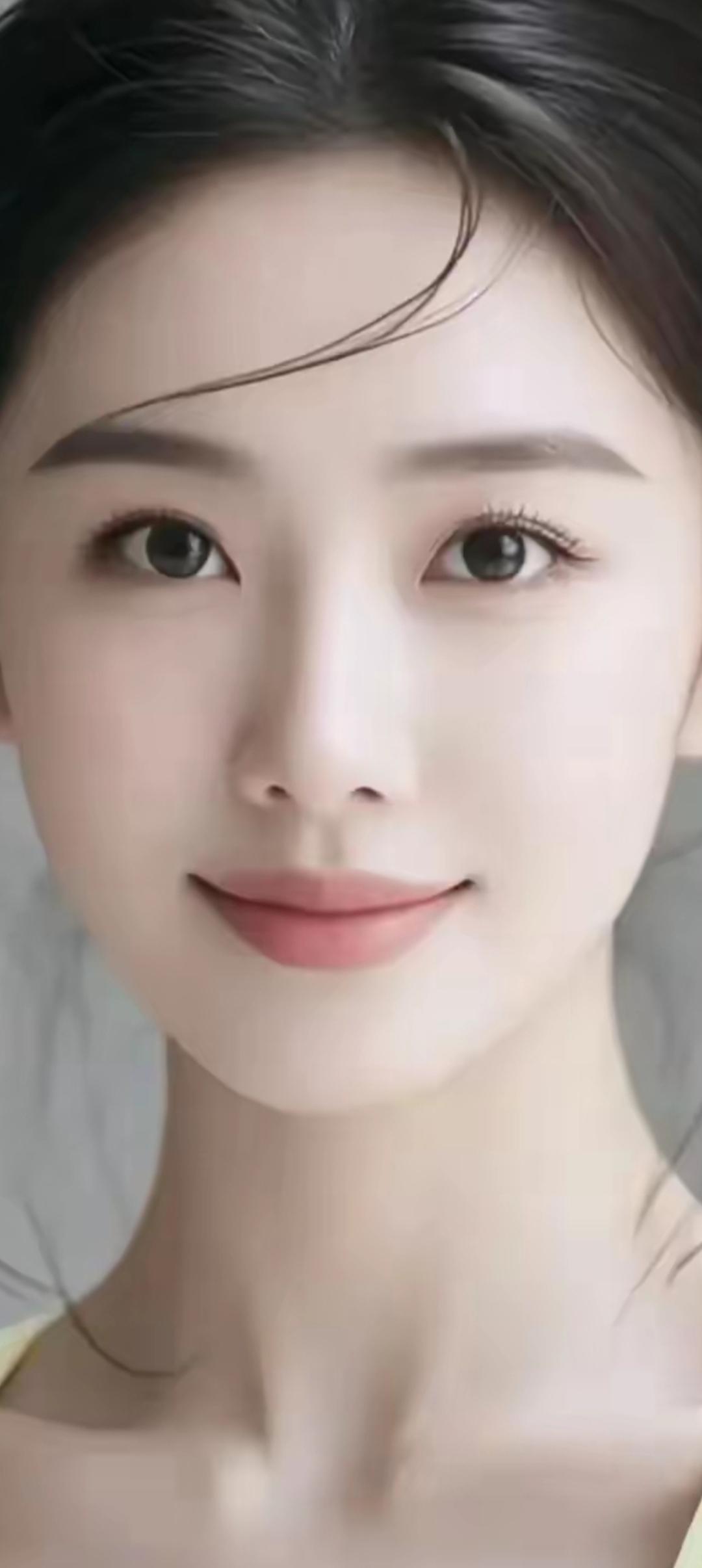 温柔甜美的微笑，散发着自然的光彩！🌟✨