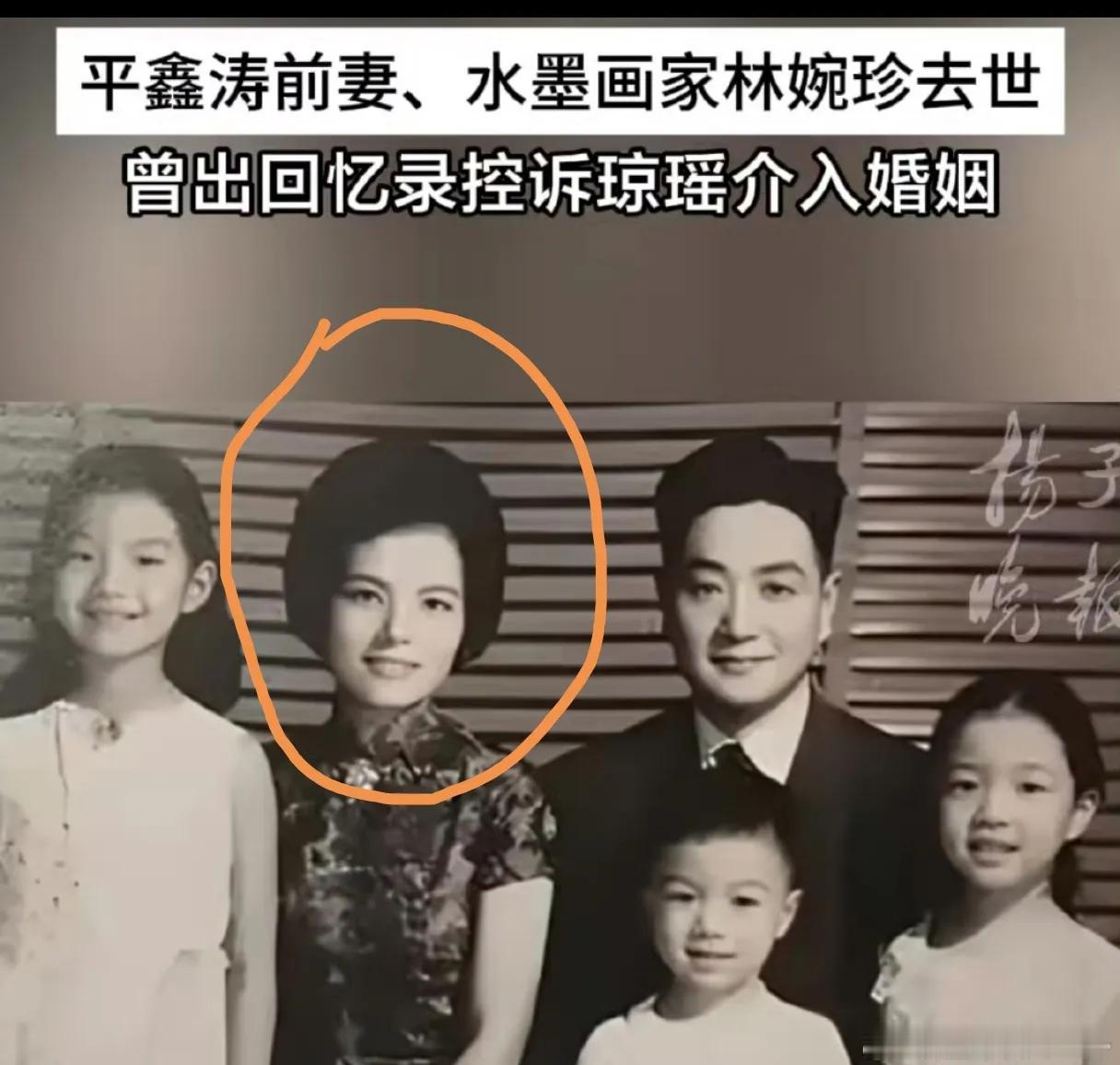 实话实说，琼瑶丈夫前妻林婉珍女士这个颜值太吸人好感了！饱满的脸盘，五官端正