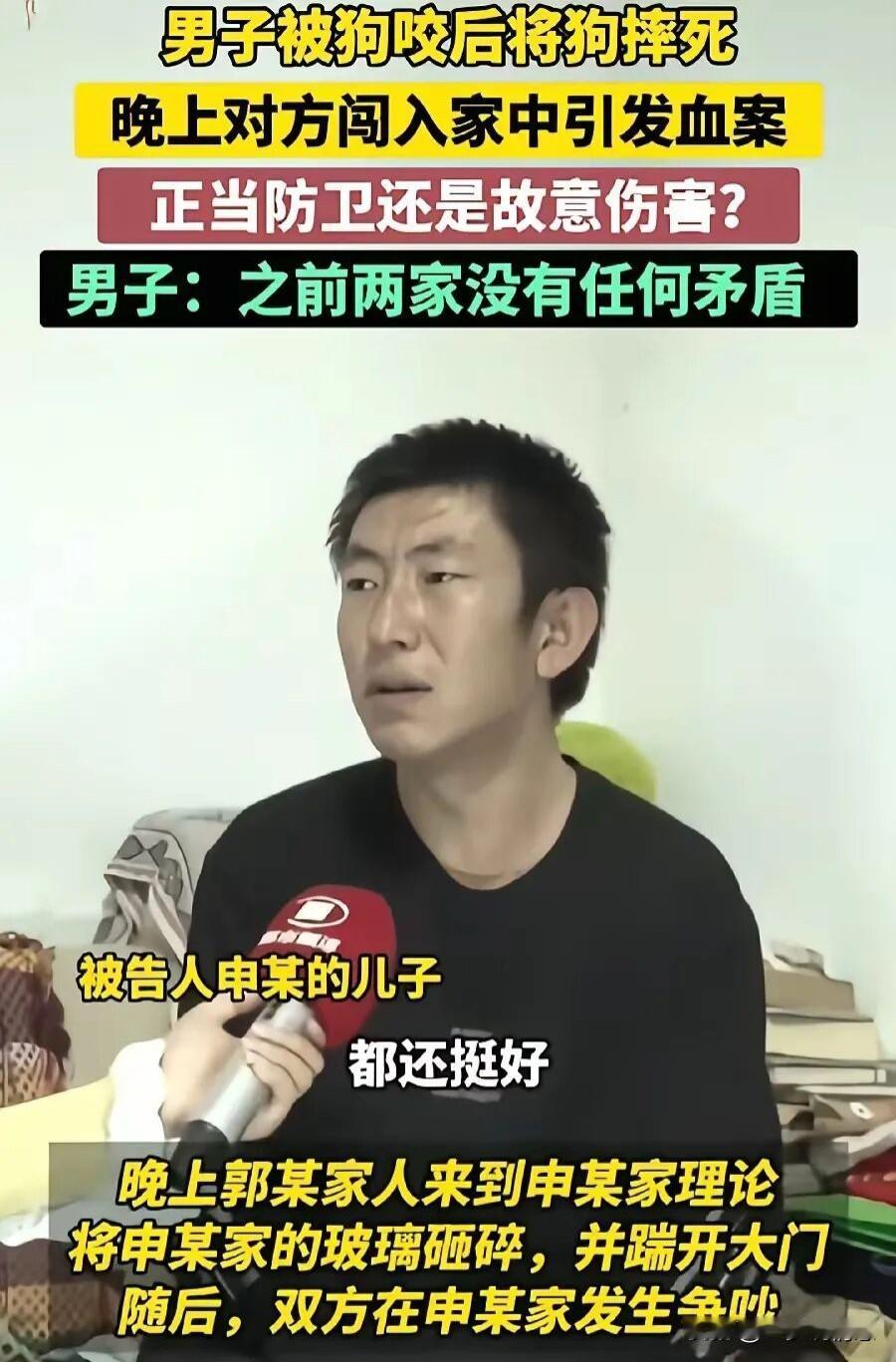 狗主人踹门被反杀案是否存在防卫过当，首先我觉得，被狗咬的人是有错误的，毕竟狗是被
