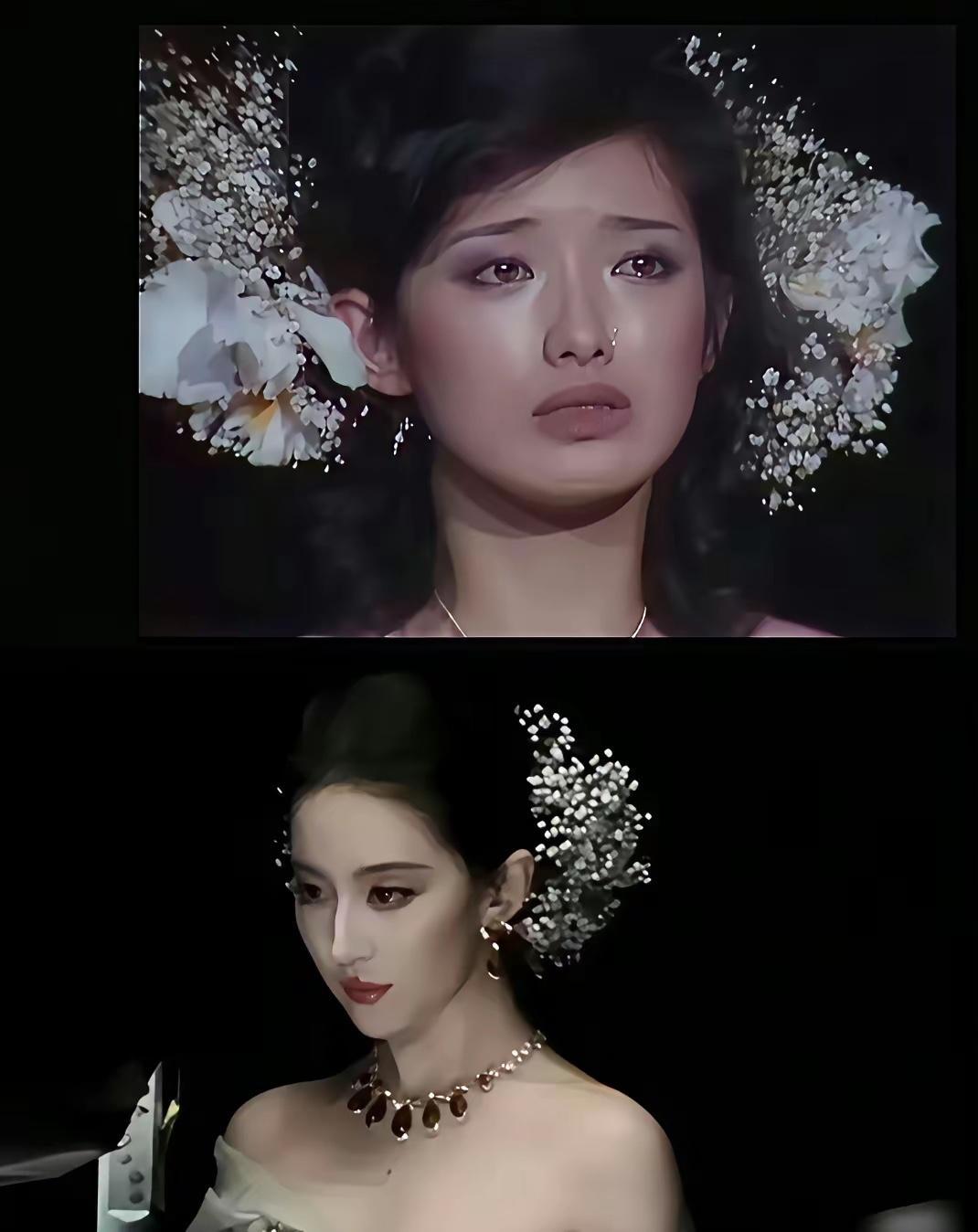 突然发现刘亦菲的满天星之前就有人戴过了，那就是年轻时的山口百惠，不过感觉刘亦菲戴