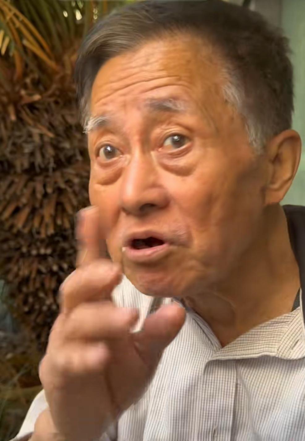 爷叔这次讲真话了！他说:他儿子在新疆出生，没有文化，只有初中学历，他要回上海，我