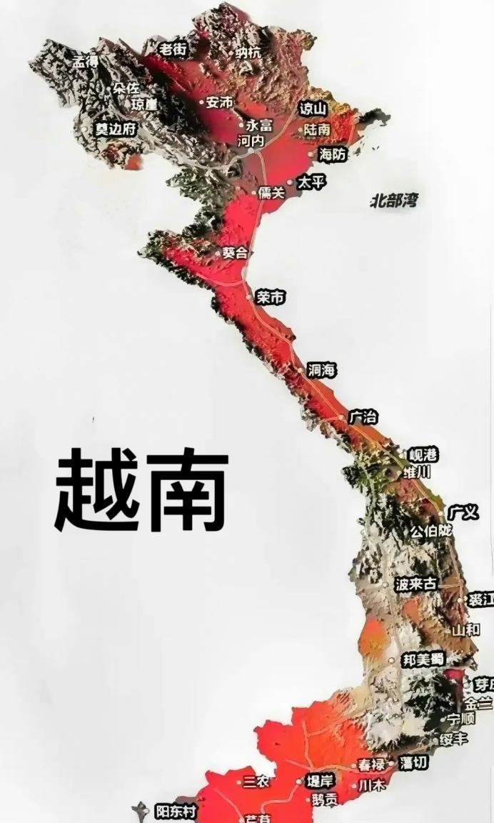 越南的北方和南方差别很大差别比我们的东北和上海都大北越人奸滑，守旧，仇视