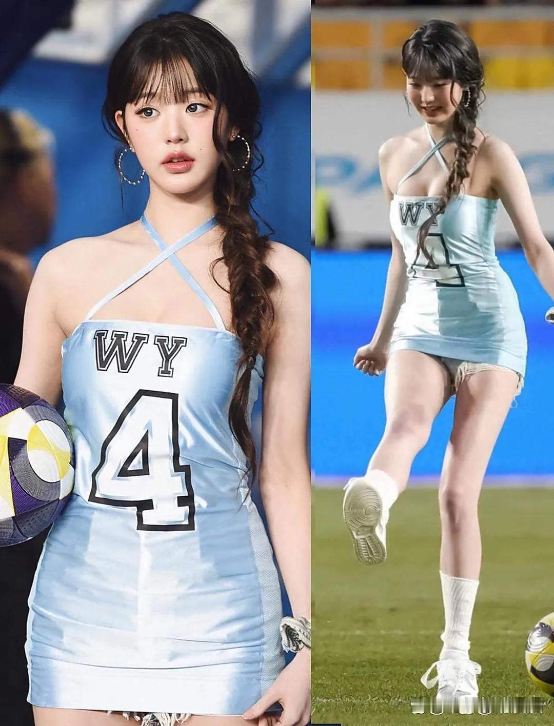 我滴个老天，张元英开球服装被批暴露？谁说的暴露的？人家本人都没有说话，你们着急