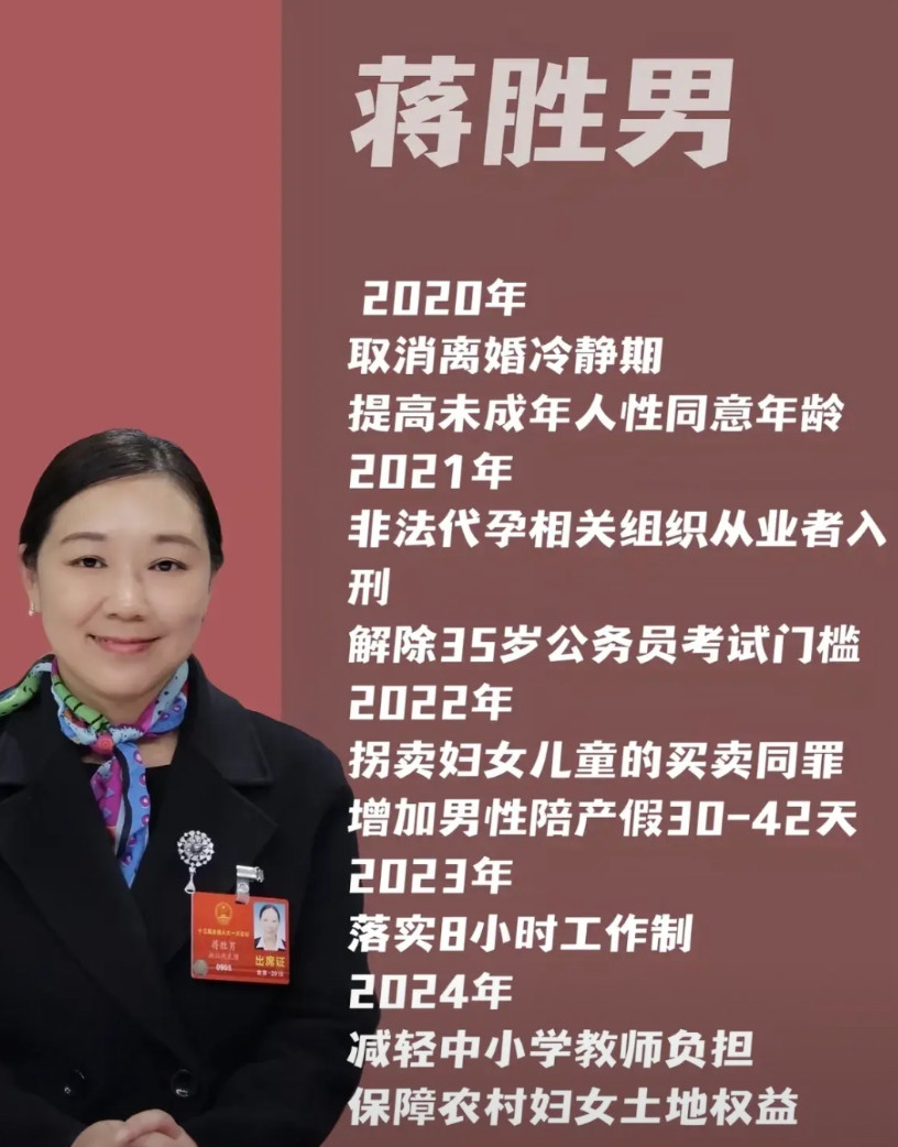 谁能想到，2010年尚少华提出离婚冷静期，是为了防止男子有钱了，就抛弃妻子。现在