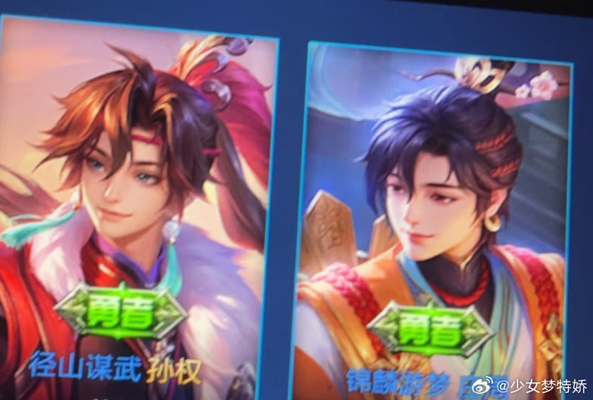 王者荣耀这两个皮肤一个模板的吧，这也太像了吧…不注意真的会认错英雄[doge]