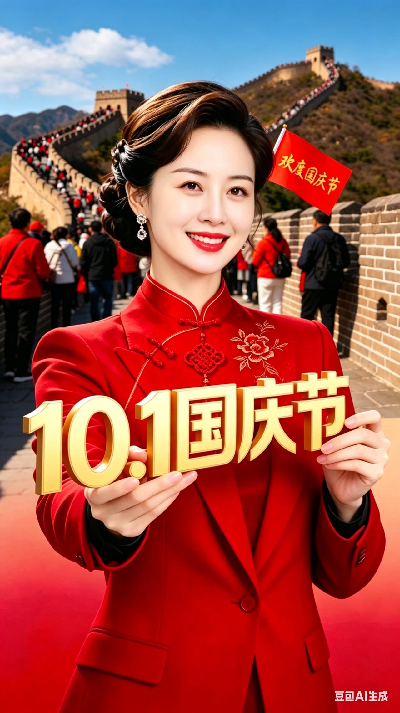 🌹早上好🌹金秋迎华诞，赤心寄山河。一纸美好祝愿，献给伟大祖国。国泰方能