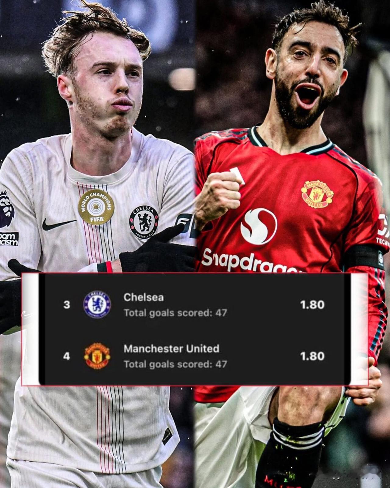 本赛季曼联和切尔西简直像一对“邪恶双胞胎”……，说真的，谁能解释一下这剧本？！