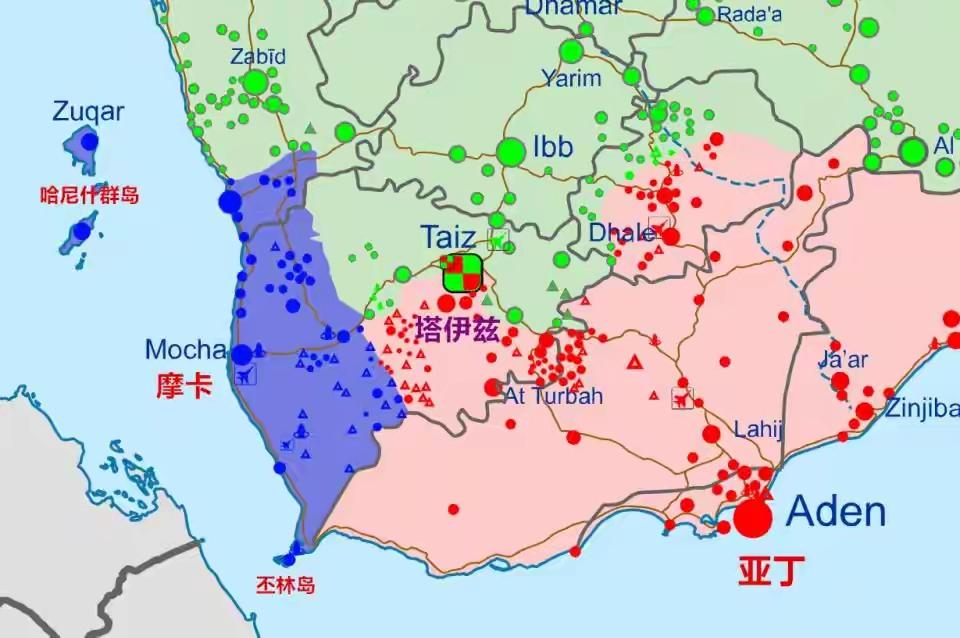 穆哈争夺战才刚刚开始！也门这边又打响了。也门军说，已经在塔伊兹省红海港口穆哈