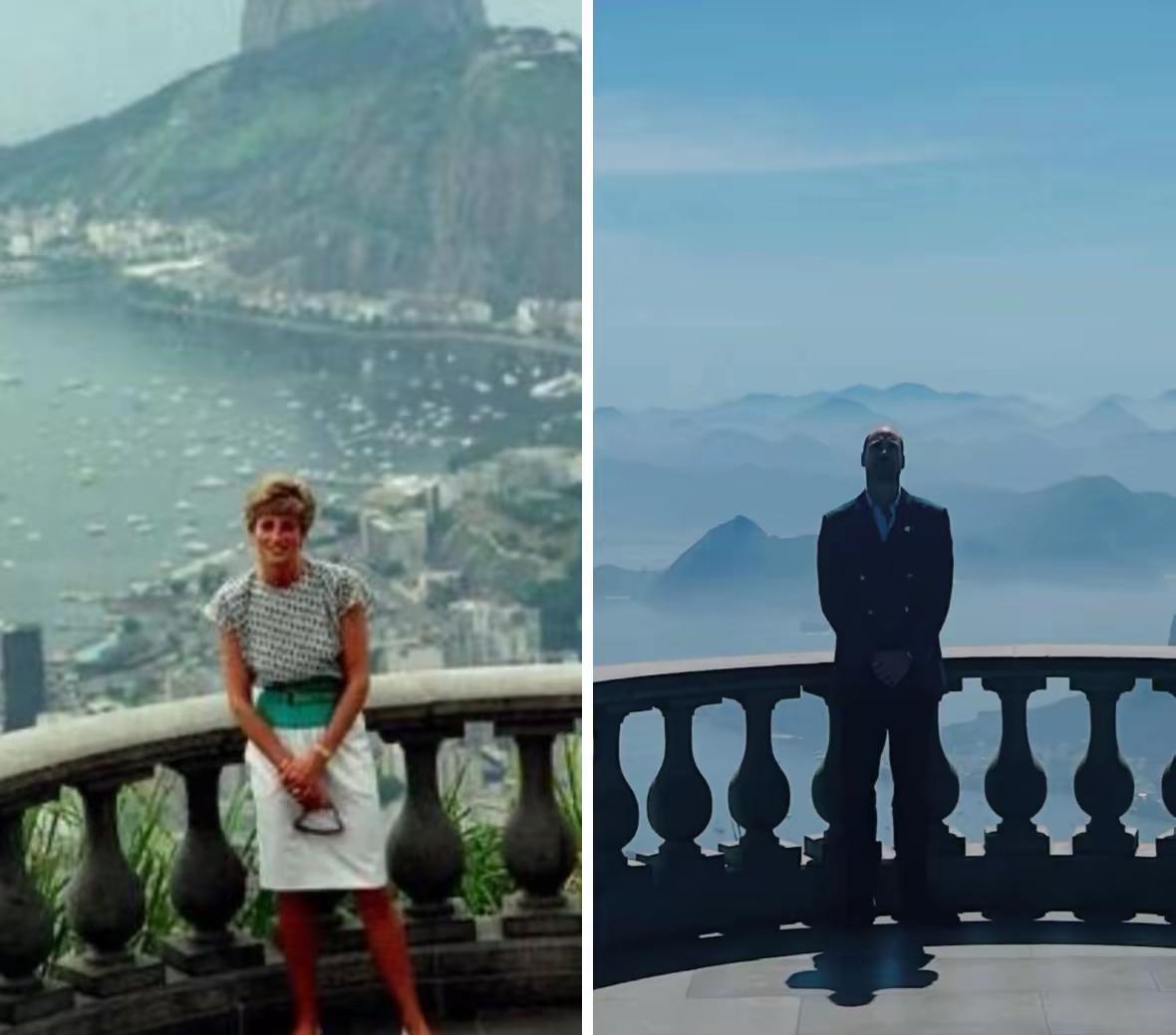 威廉这次的巴西之旅不光体验了一把足球的快乐，更是走了一遍妈妈走过的地方。在妈妈去