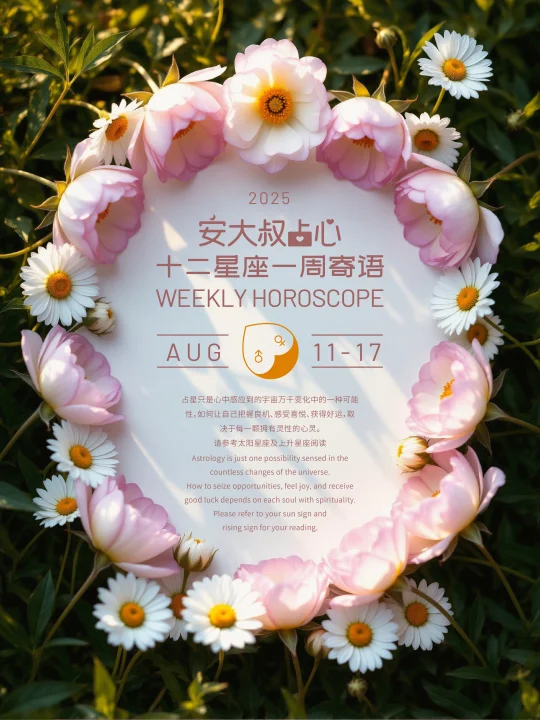 爱在心中|安大叔占心星座寄语2025.8.11-17