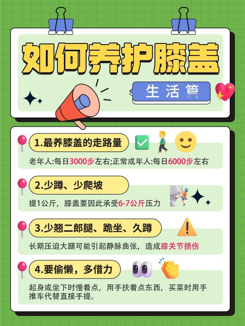 膝盖疼痛损伤，如何养护膝盖。膝盖的正确养护，马医生总结了三个方面。第一，生活篇。