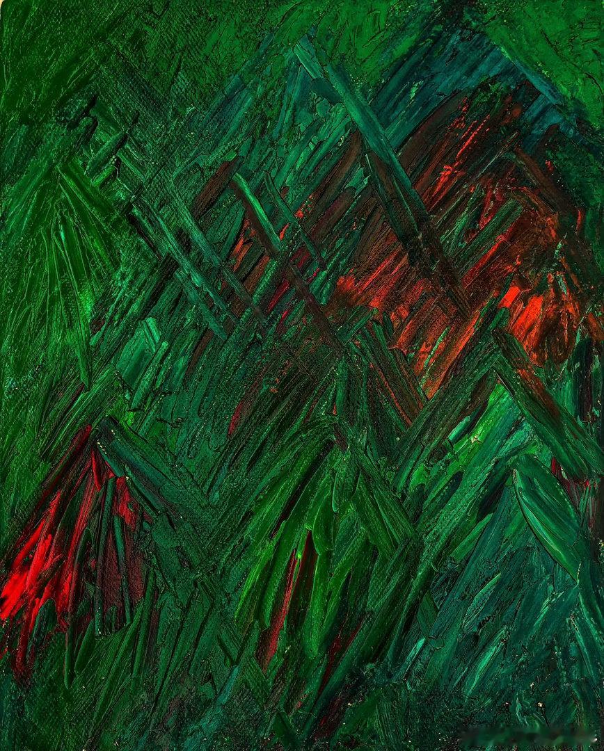 摄影人王鹭佳：2021油画作品。油画王鹭佳