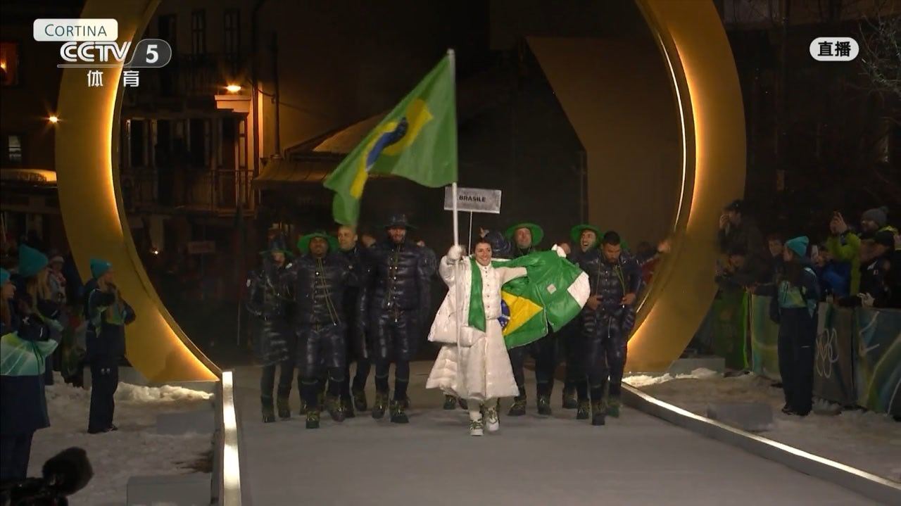 冬奥会开幕式品鉴巴西这衣服两面都能穿，另一面🇧🇷好有意思