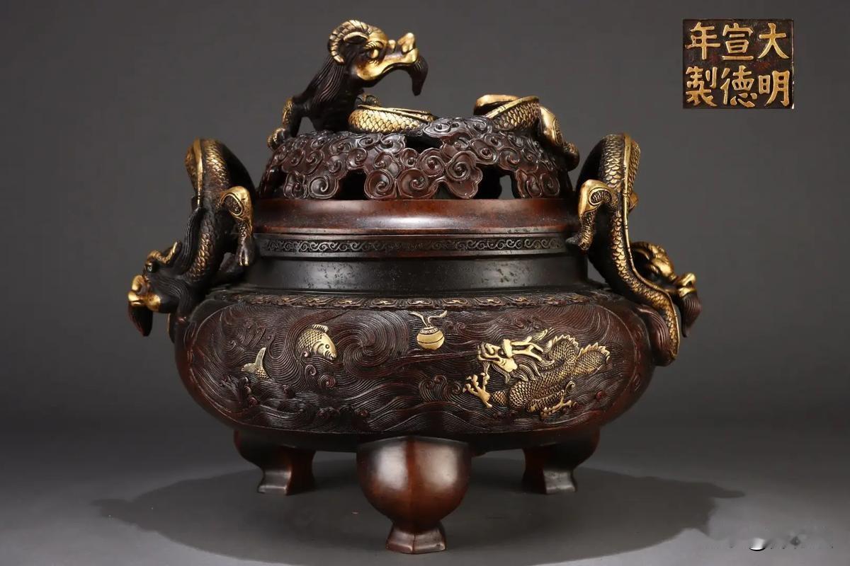 一炉冠绝六百年！明宣德炉完整工艺史很多人玩古玩都听过一句话：“藏铜首选宣德