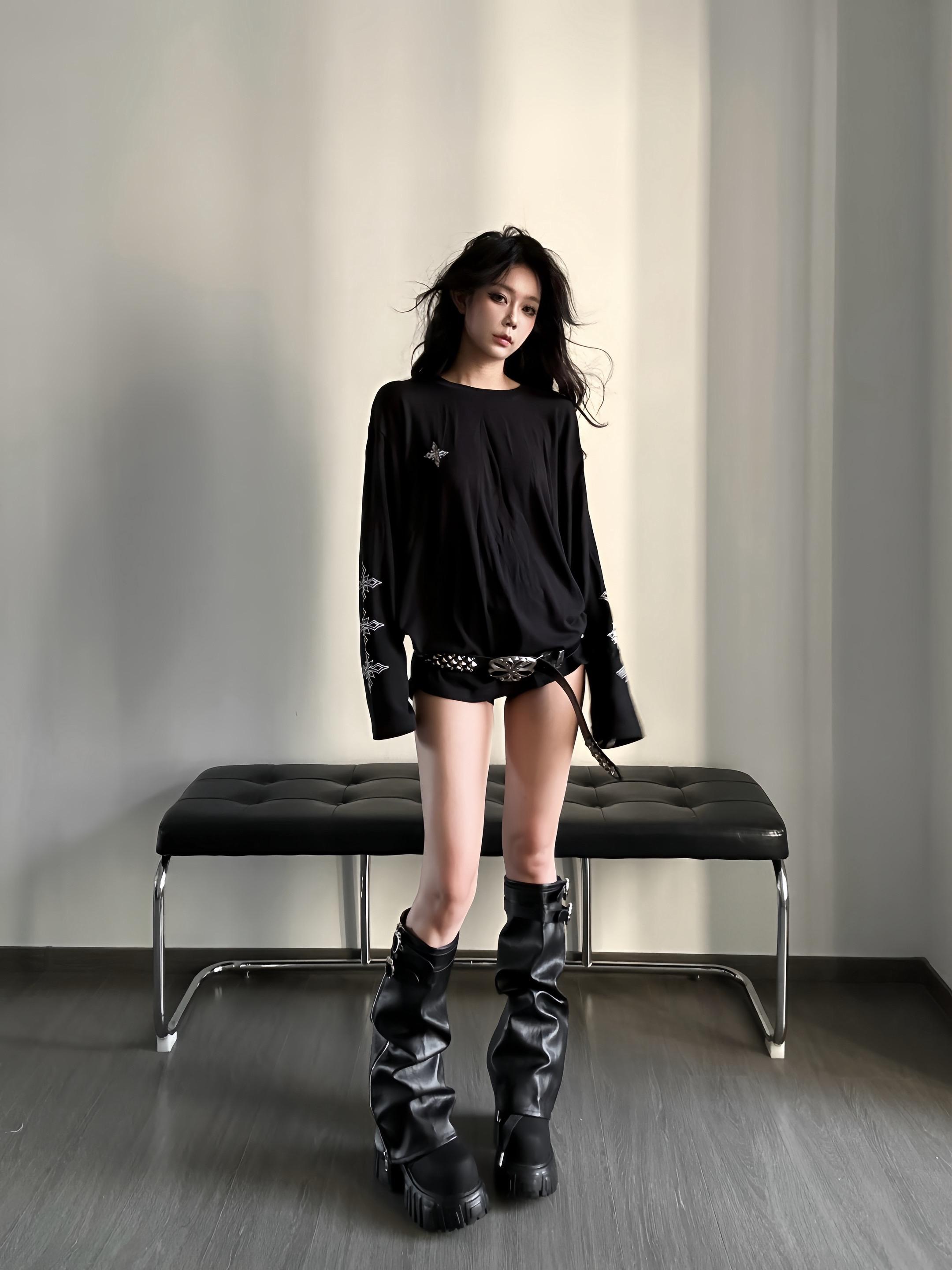 ootd穿搭 辣妹