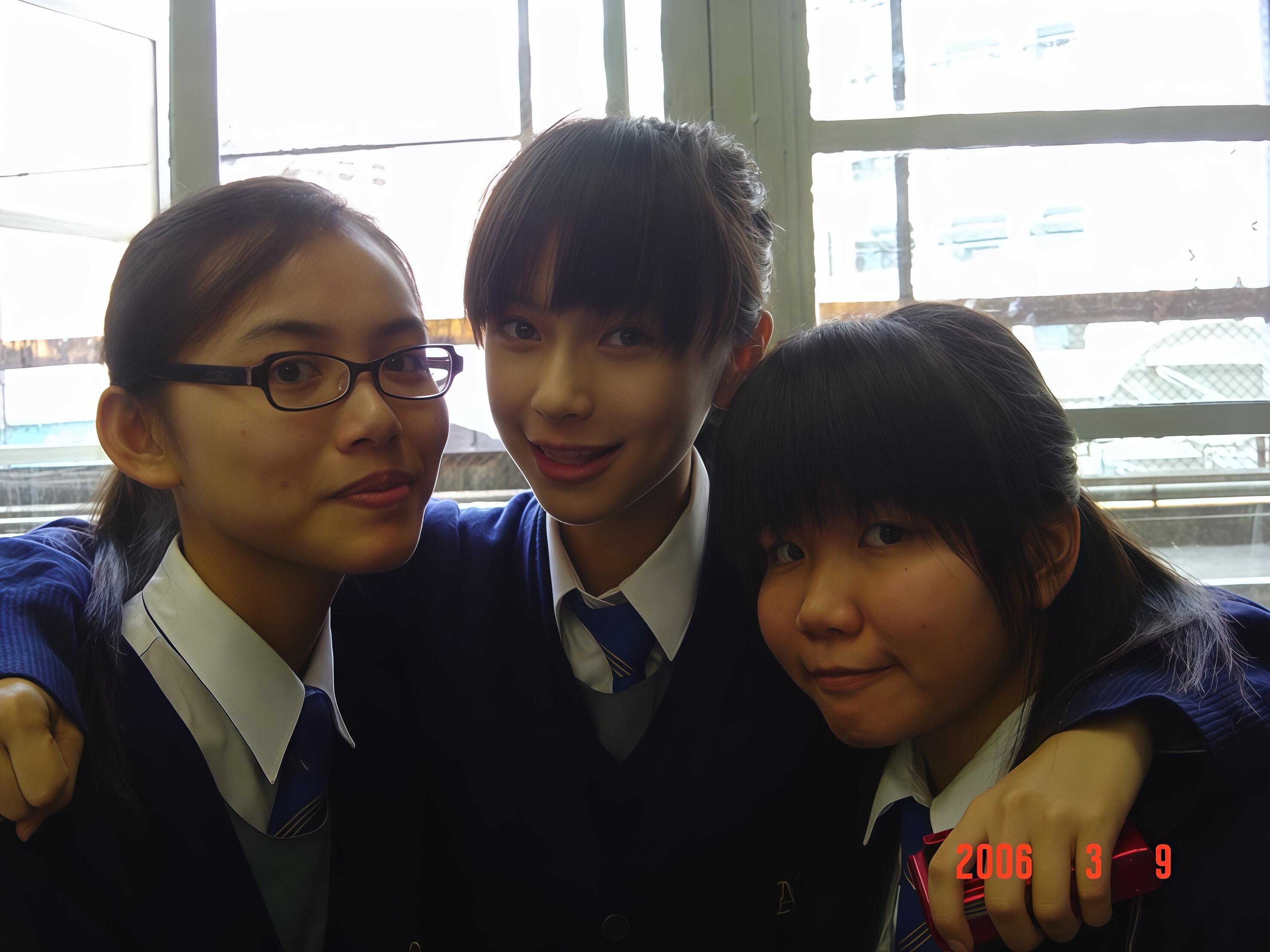 高中时期的Angelababy