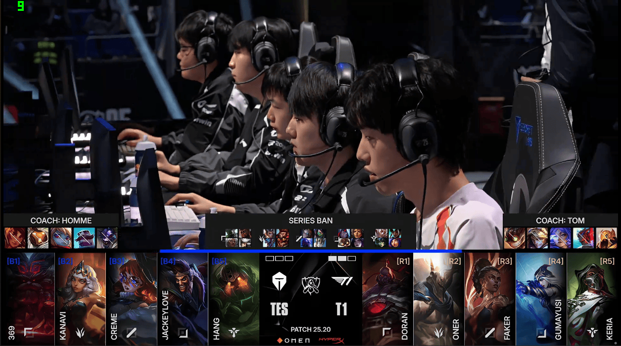 T1 3-0 TES: 差距过大无解横扫! T1全程巨大优势挺进总决赛