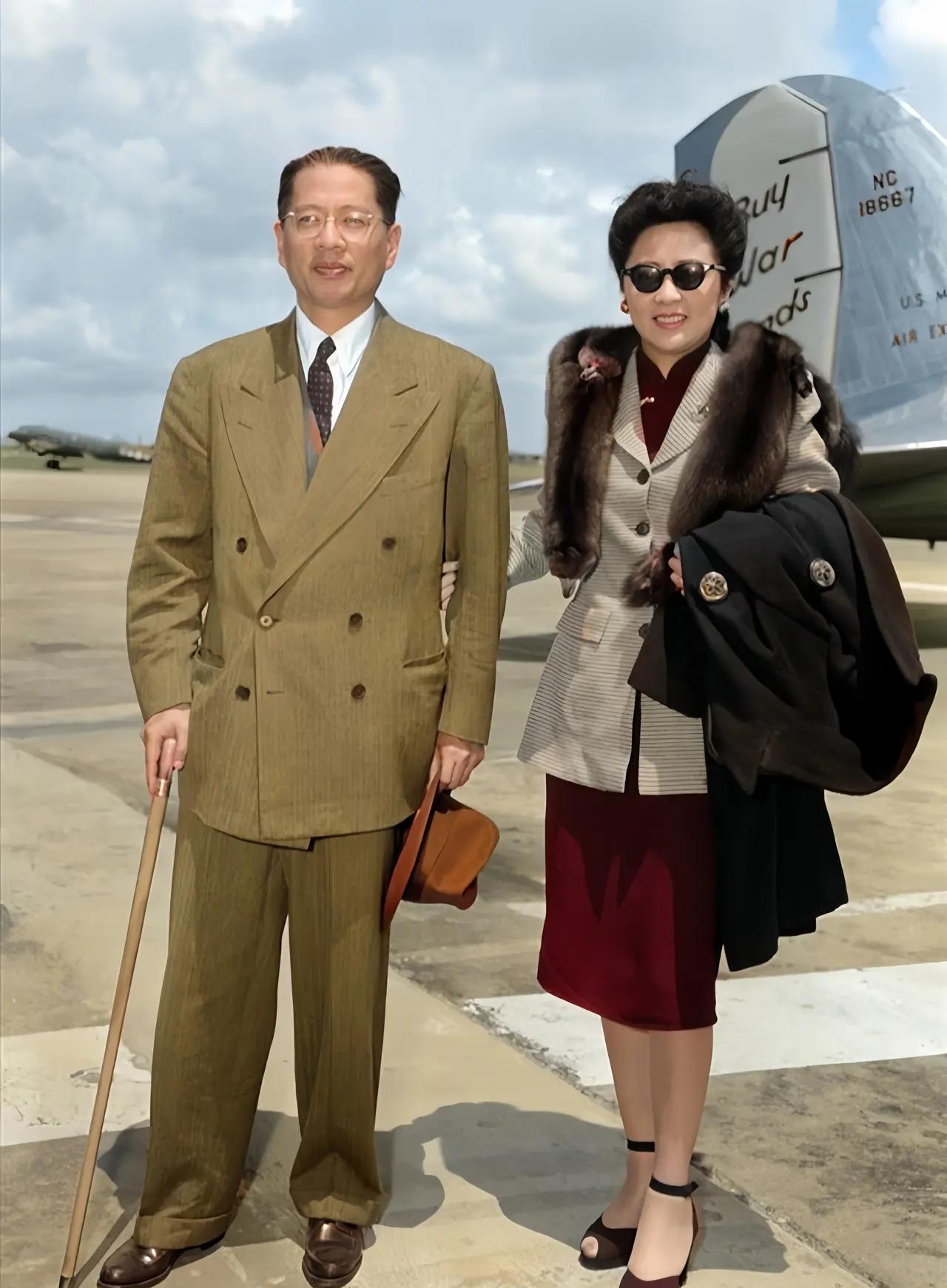 😯😯😯这才是历史上真实的宋子文夫妇，绝非影视剧演员扮演，是原