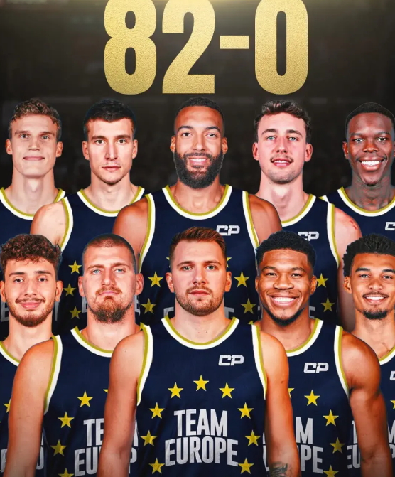 欧洲联军能否称霸NBA联赛？首发阵容超级全明星：东契奇，字母哥，约基奇，文